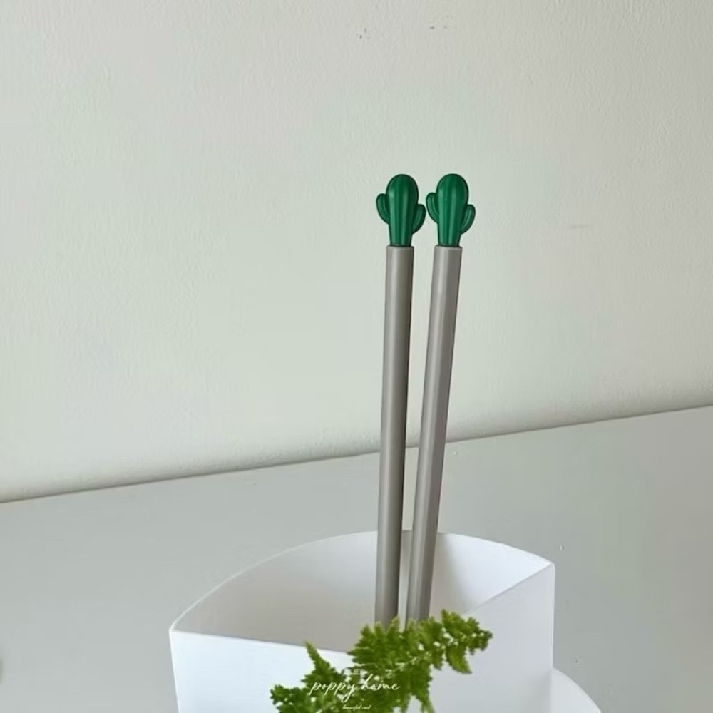 poppy-仙人掌合金筷子 日式筷子 環保餐具 餐廳筷子 抗菌筷 耐高溫筷子 餐具 碗筷 長筷 可機洗 質感筷子-規格圖9