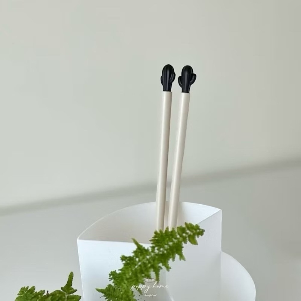 poppy-仙人掌合金筷子 日式筷子 環保餐具 餐廳筷子 抗菌筷 耐高溫筷子 餐具 碗筷 長筷 可機洗 質感筷子-規格圖9