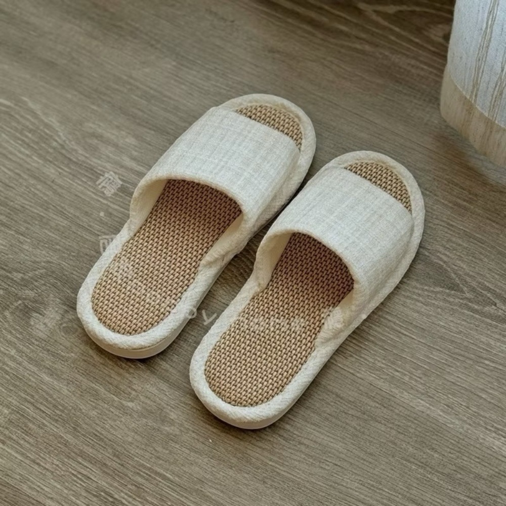 poppy-亞麻針織拖鞋 拖鞋 室內拖鞋  拖鞋 舒適 便鞋 防滑室內拖鞋 高回彈不累腳 情侶拖鞋 居家生活-規格圖9