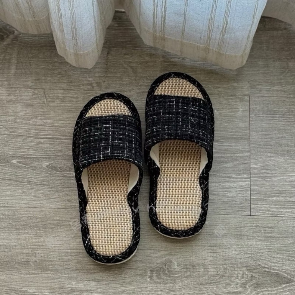 poppy-亞麻針織拖鞋 拖鞋 室內拖鞋  拖鞋 舒適 便鞋 防滑室內拖鞋 高回彈不累腳 情侶拖鞋 居家生活-規格圖9