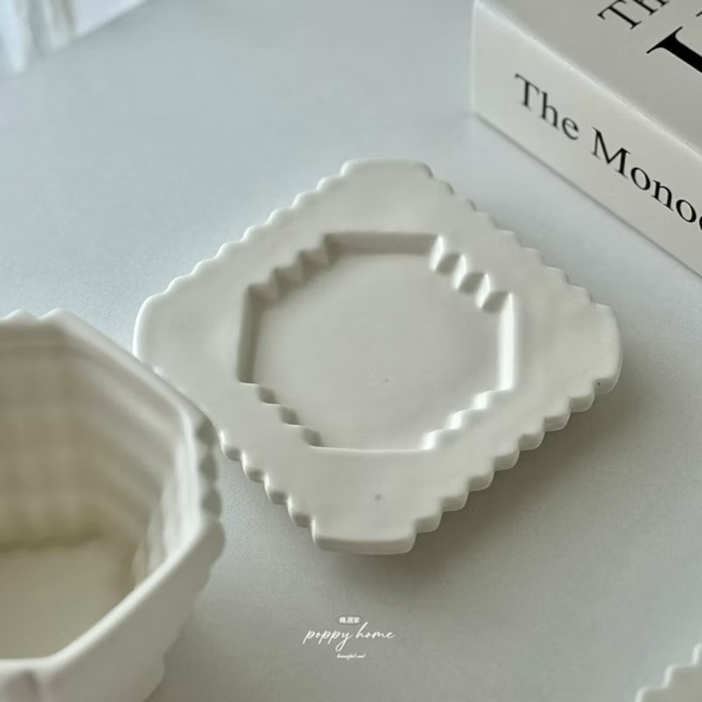 ｜原創｜poppy-建築立體咖啡杯盤 質感手作咖啡杯 早餐杯 簡約 北歐風 咖啡杯 陶瓷杯 水杯 咖啡杯組-細節圖8