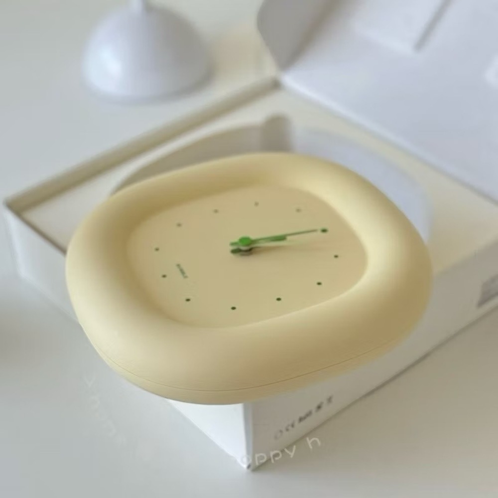 poppy-奶呼呼 高顏值靜音鐘 胖胖鐘 時鐘 掛鐘 立鐘 泡泡鐘 壁鐘 奶油風 居家用品-細節圖2