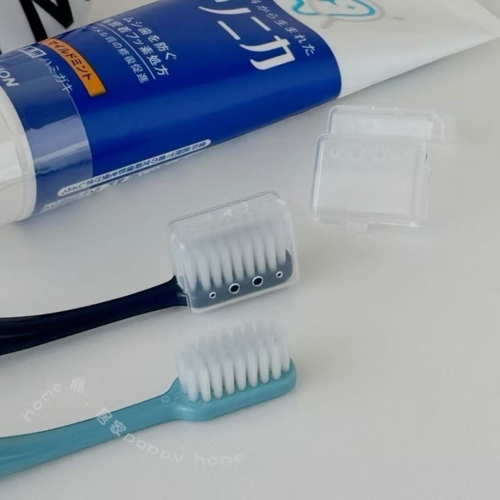 poppy-旅行用便攜軟毛細毛牙刷一組四支 日系軟毛牙刷 牙刷 軟毛 旅行組 盥洗組 牙刷盒 居家生活-細節圖7