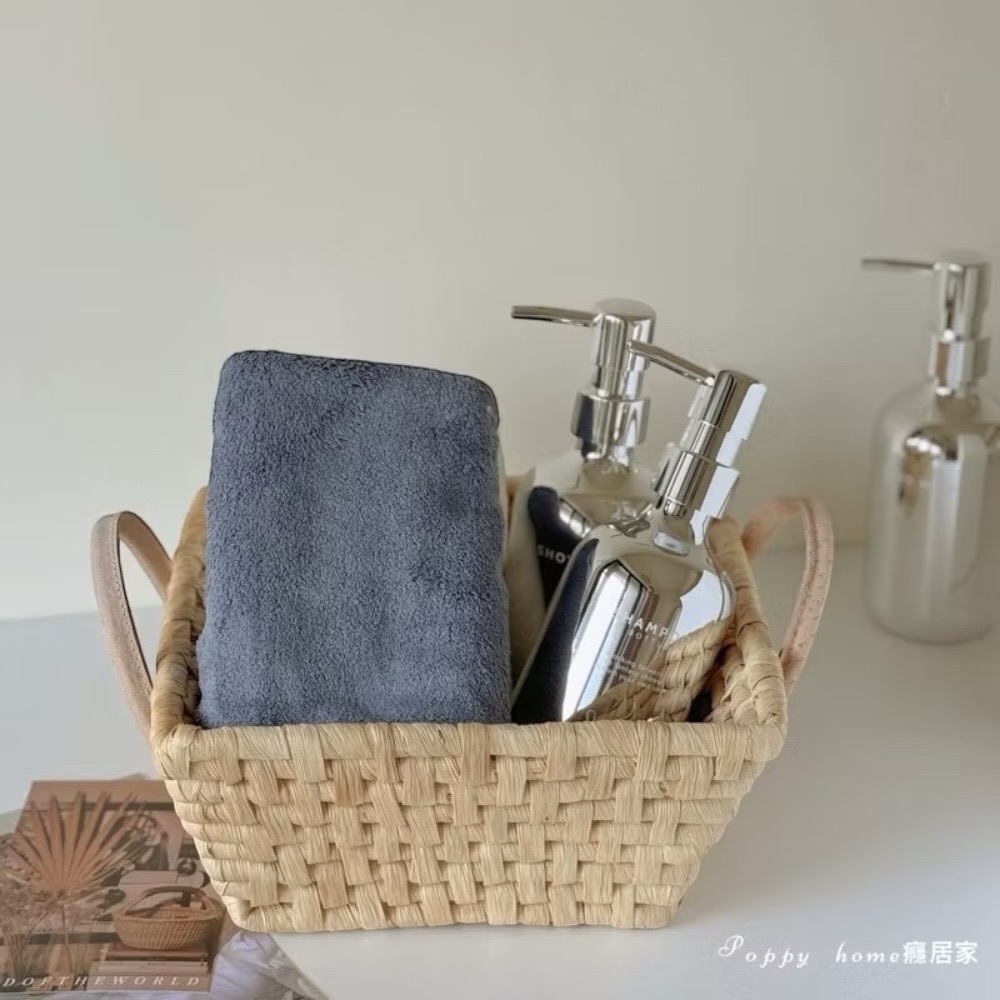 ｜原創｜poppy-癮居家 手工環保玉米皮編織籃 桌上置物籃 餐桌置物籃 櫃子收納 雜物收納 水果盤 收納 居家生活-細節圖5