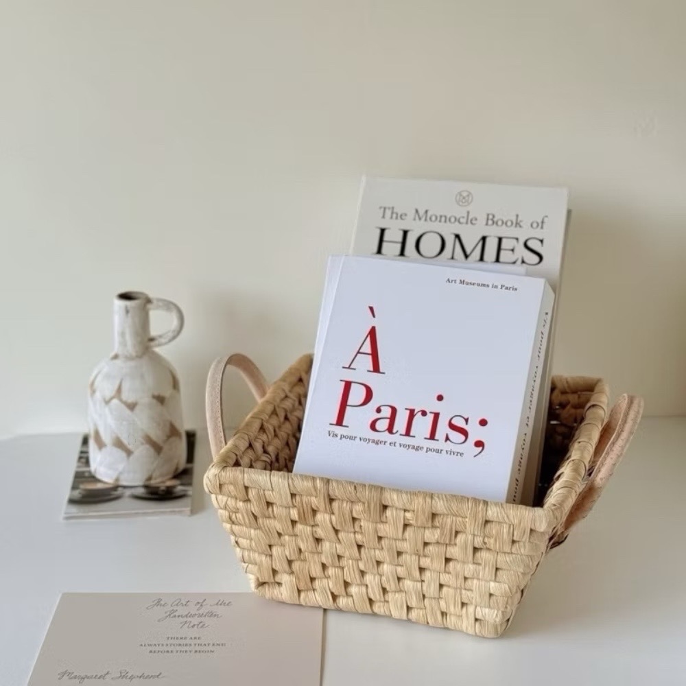 ｜原創｜poppy-癮居家 手工環保玉米皮編織籃 桌上置物籃 餐桌置物籃 櫃子收納 雜物收納 水果盤 收納 居家生活-細節圖6