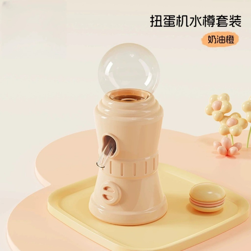 貼耳扭蛋機陶瓷水樽 倉鼠 黃金鼠 熊鼠 小寵-規格圖1