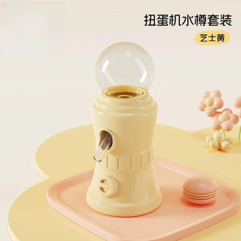 貼耳扭蛋機陶瓷水樽 倉鼠 黃金鼠 熊鼠 小寵-規格圖2