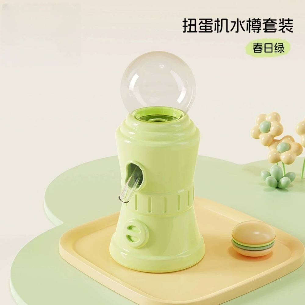 貼耳扭蛋機陶瓷水樽 倉鼠 黃金鼠 熊鼠 小寵-規格圖3