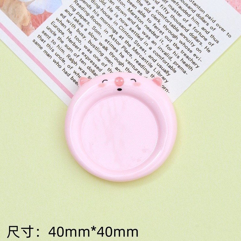 豬豬盤-粉色