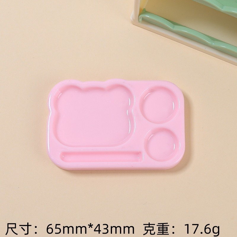 熊熊餐盤-粉色