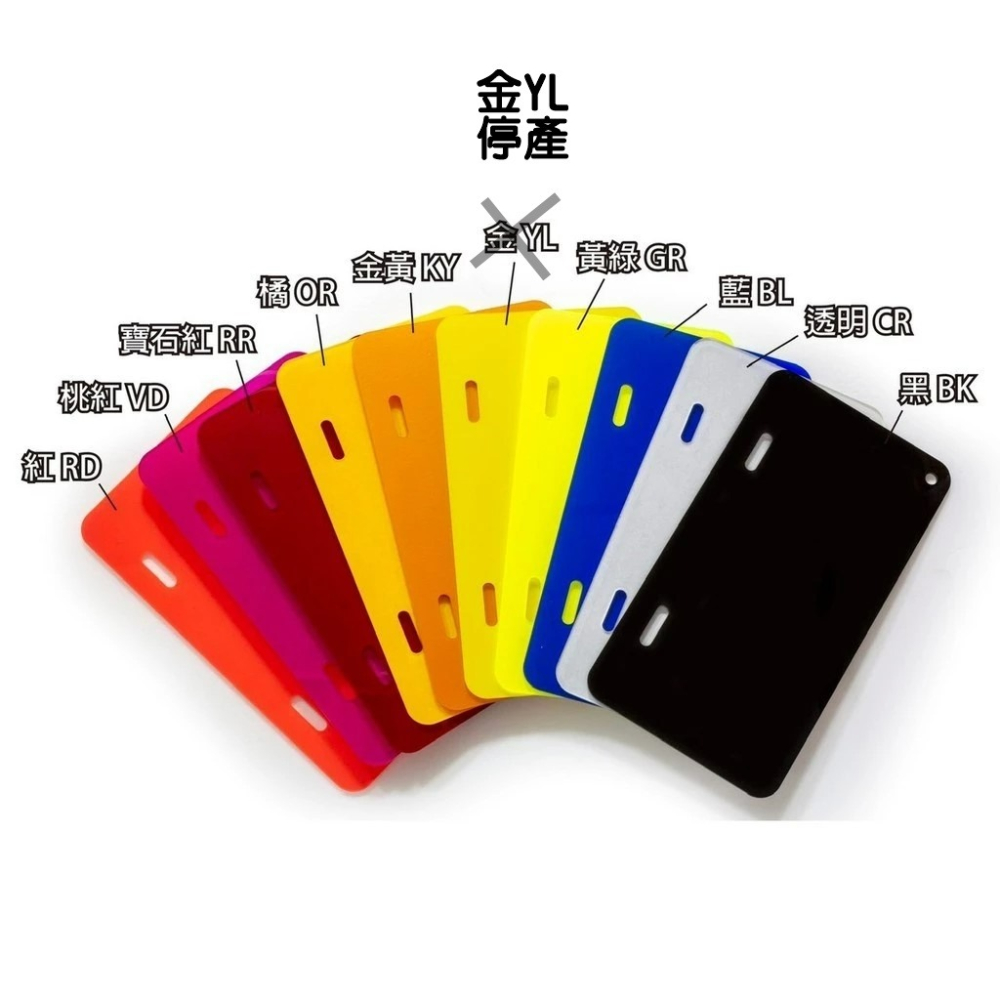 RPM 小七碼壓克力牌板 新式七碼牌框 小七碼 小7碼 大牌框 牌框 車牌框 26公分-細節圖3
