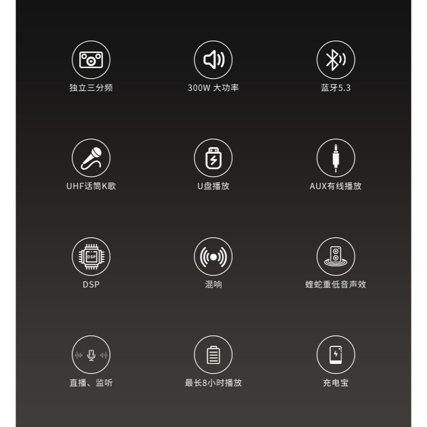 【現貨首發】【喜多寶新品預購】　XDOBO喜多寶 wow max 300W 新款 超大功率音響附麥克風-細節圖11