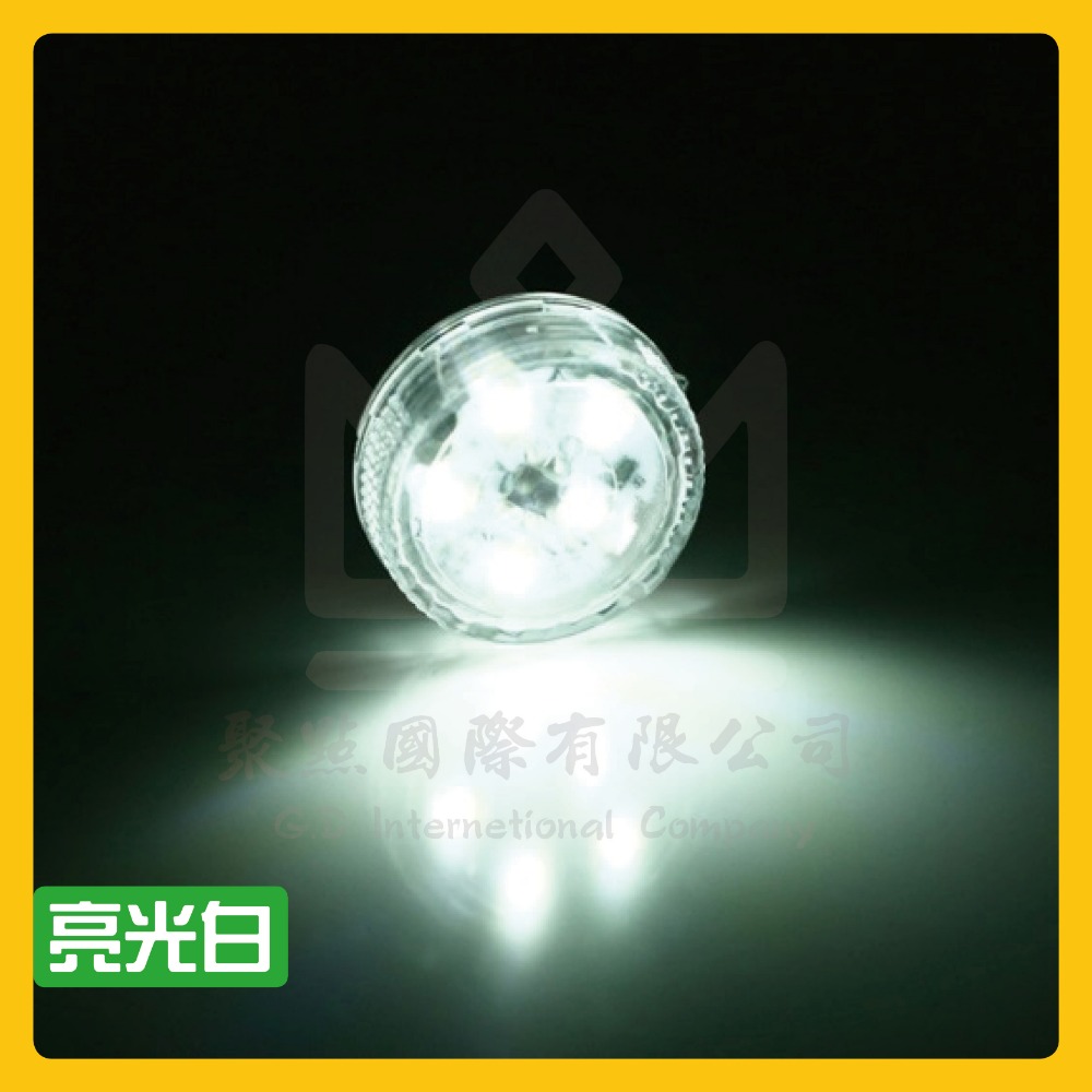 5 Led 亮光白 電池款 單個入