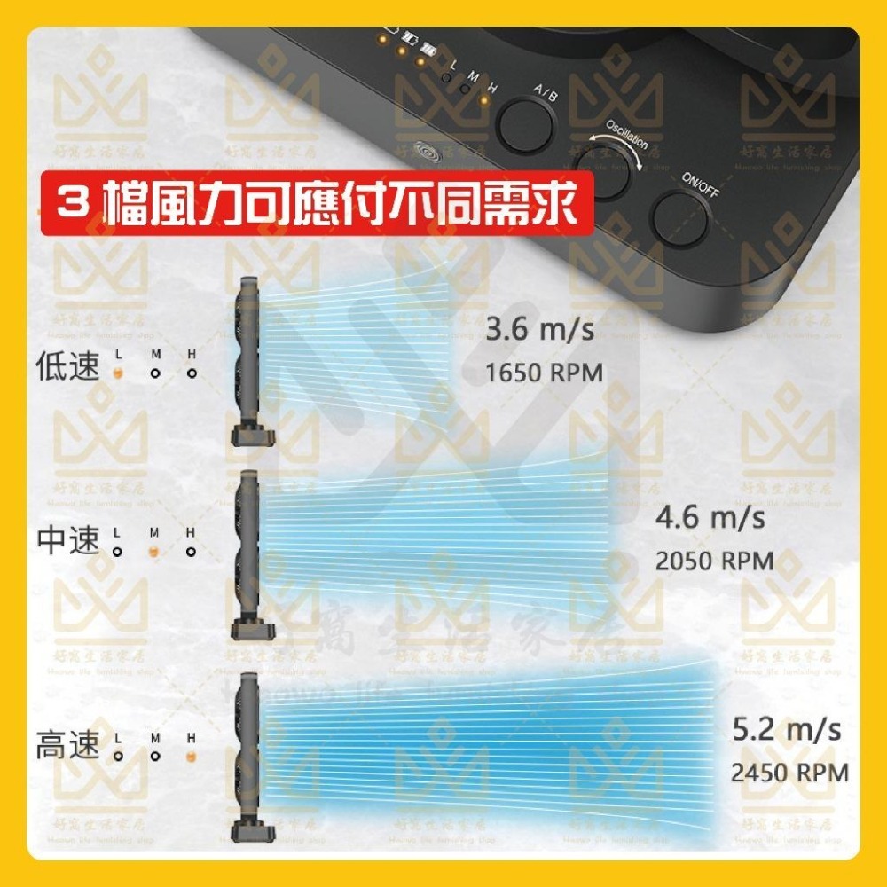 OPOLAR電扇風扇 立式USB充電風扇 充電風扇 露營風扇 釣魚風扇 嬰兒車電扇 靜音風扇 桌面風扇 宿舍風扇-細節圖4