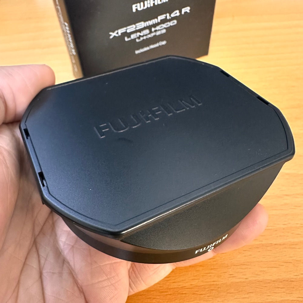 富士 FUJIFILM 遮光罩 LH-XF23 原廠鋁製金屬遮光罩-細節圖2