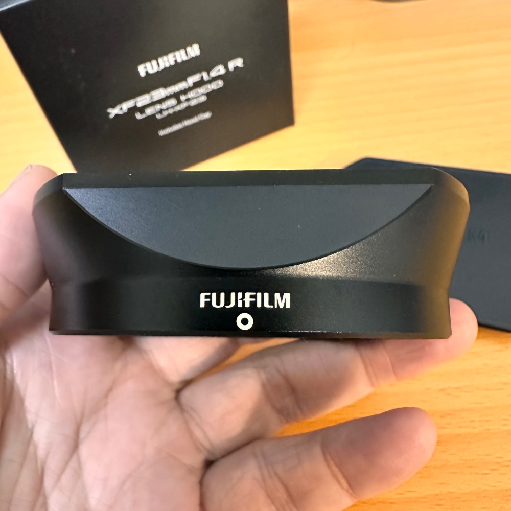 富士 FUJIFILM 遮光罩 LH-XF23 原廠鋁製金屬遮光罩-細節圖3