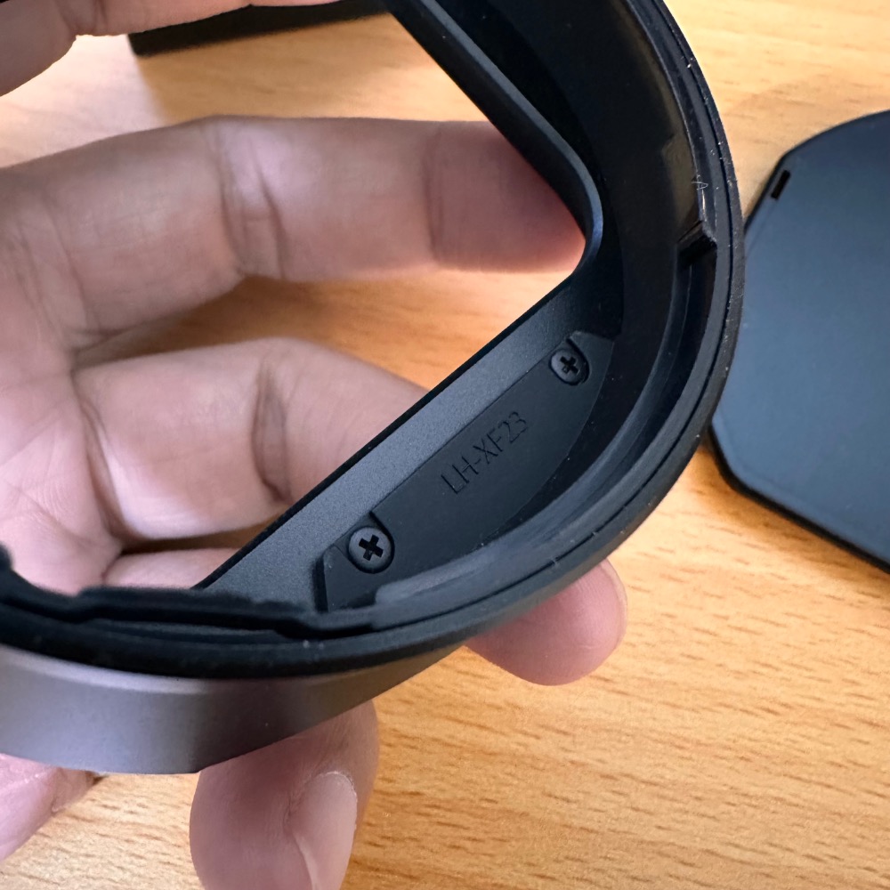 富士 FUJIFILM 遮光罩 LH-XF23 原廠鋁製金屬遮光罩-細節圖5