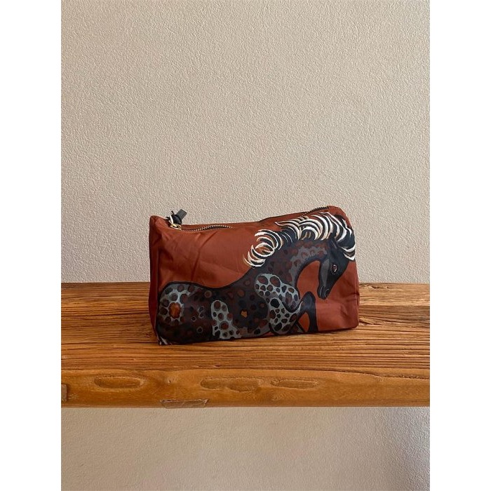 全新正品法國 INOUI EDITIONS 防水收納包 S 號 ～ WESTERN-細節圖5