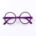 【3】韓版紫框_復古圓形眼鏡