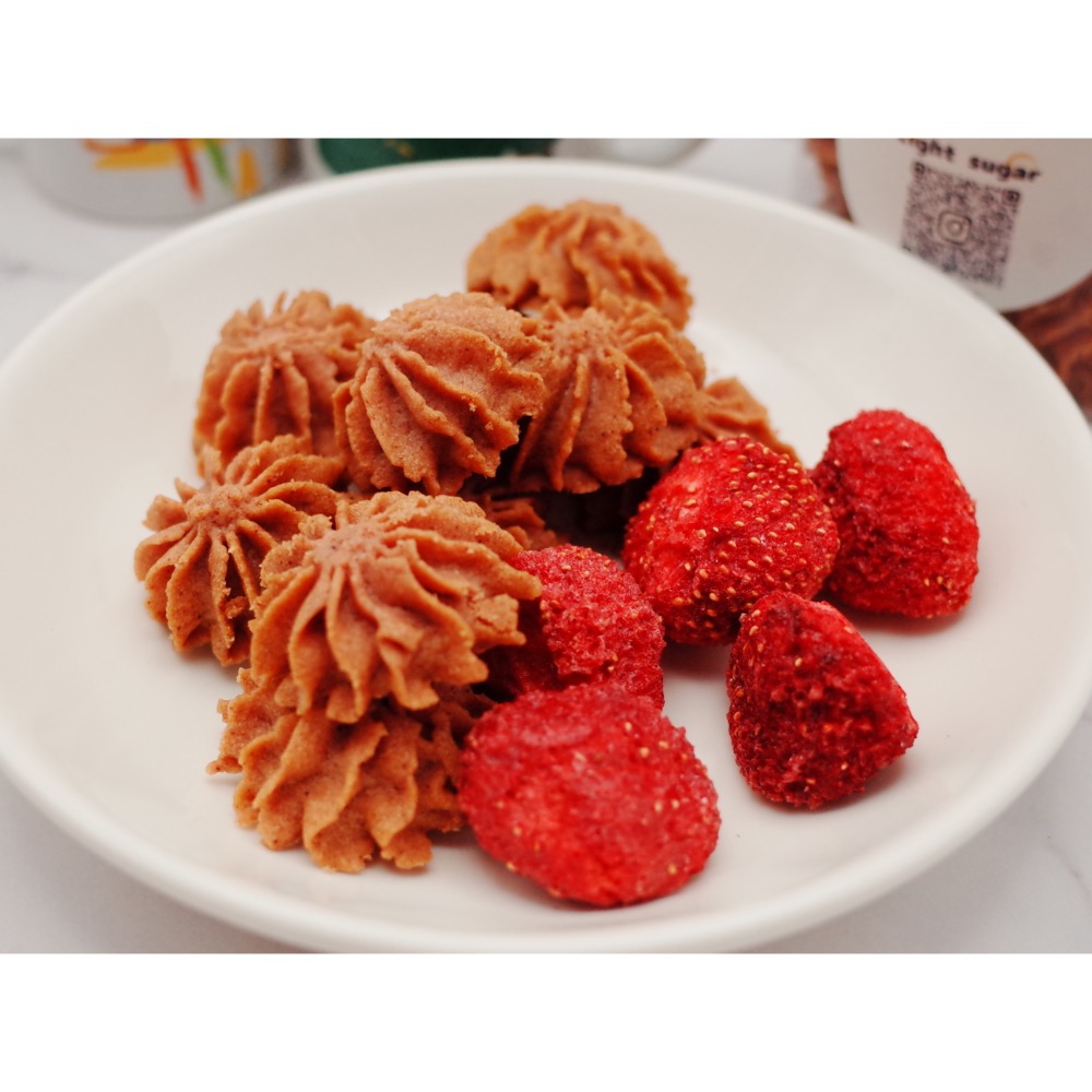 聖誕分享包（草莓曲奇100g+奶油曲奇150g)-細節圖3