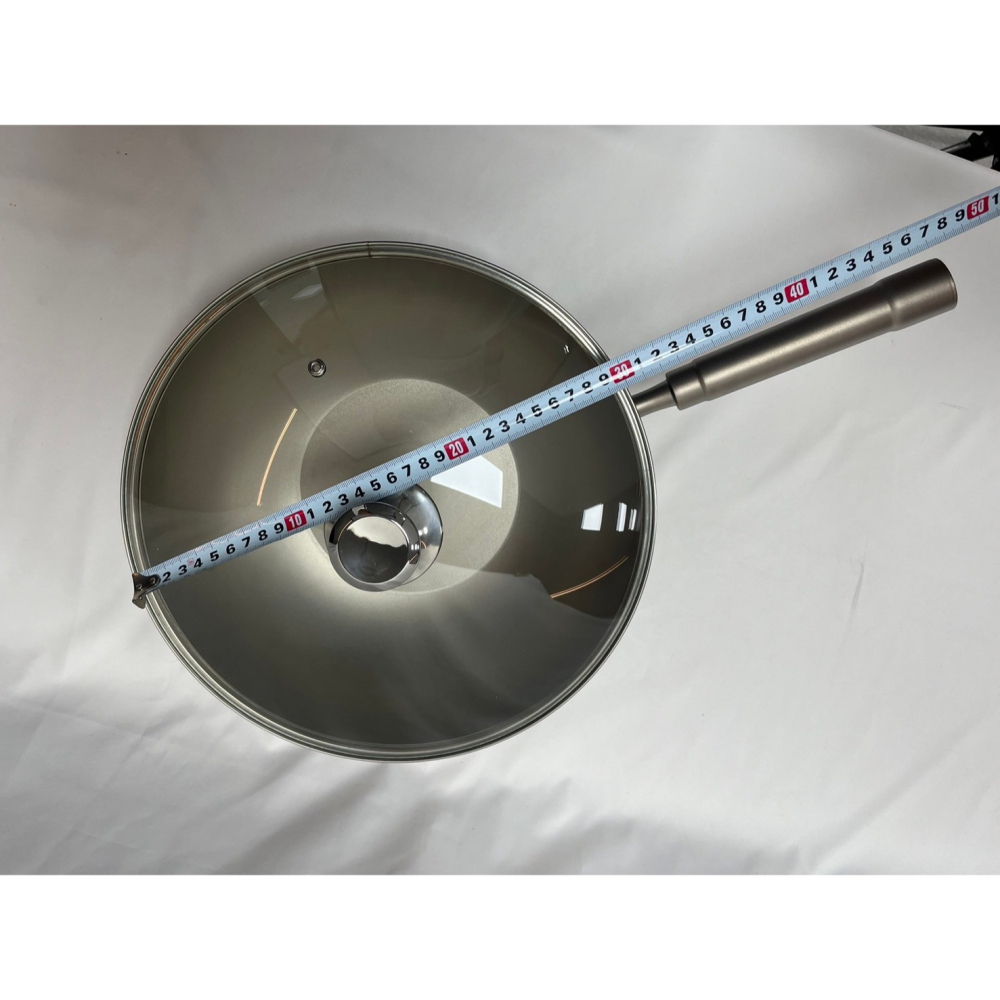 【TOE拇指小舖】CONTINUE 康鈦牛純鈦一體式平底炒鍋32公分-細節圖4