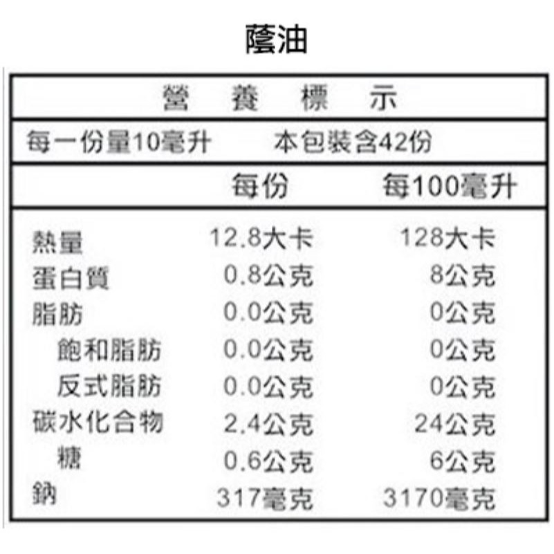 【將軍黑豆】將軍黑豆蔭油膏 420ml超取限重5公斤-細節圖2