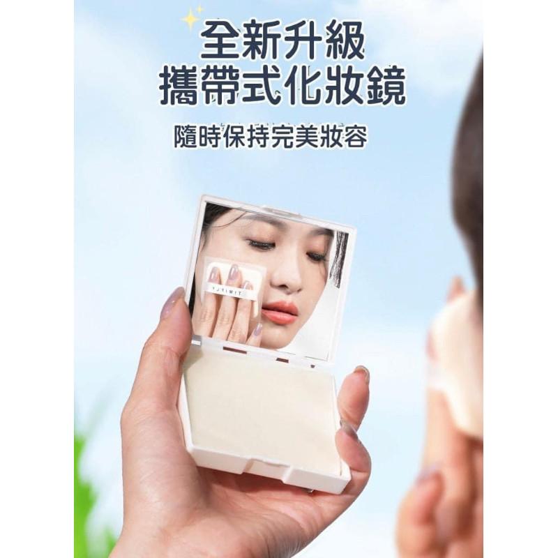 3合1隨身粉撲式香味吸油紙化妝鏡-細節圖2