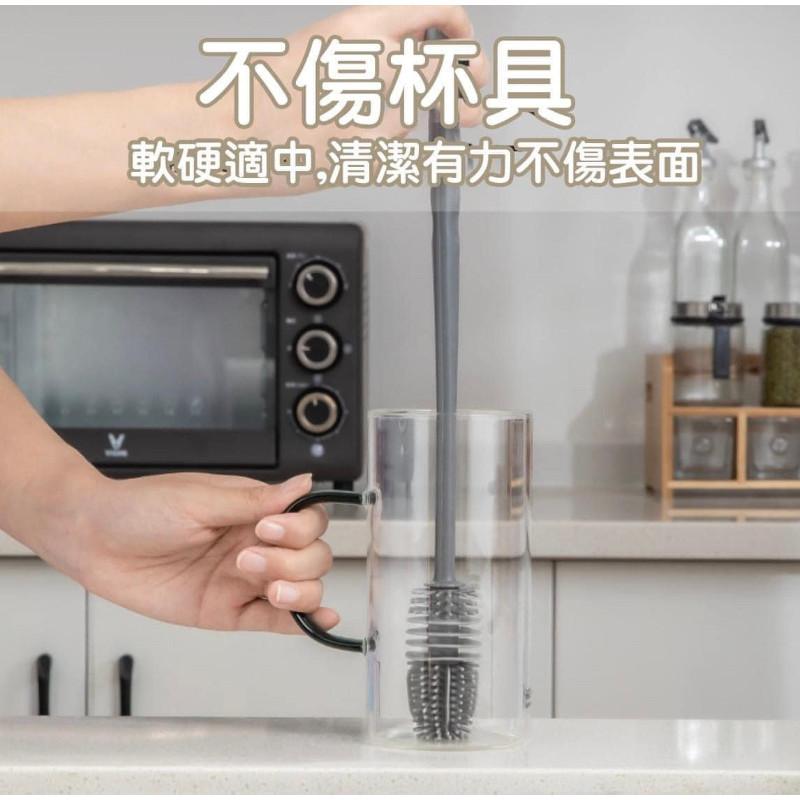 28cm加長柄水瓶奶瓶矽膠刷(一組5支)-細節圖3