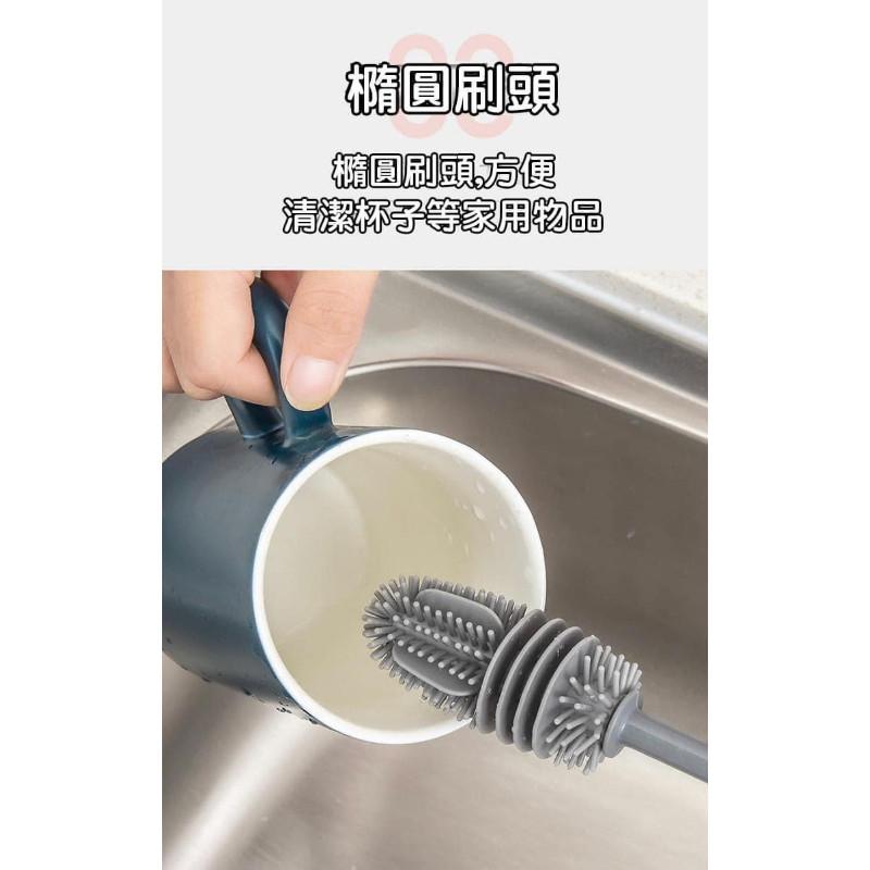 28cm加長柄水瓶奶瓶矽膠刷(一組5支)-細節圖5