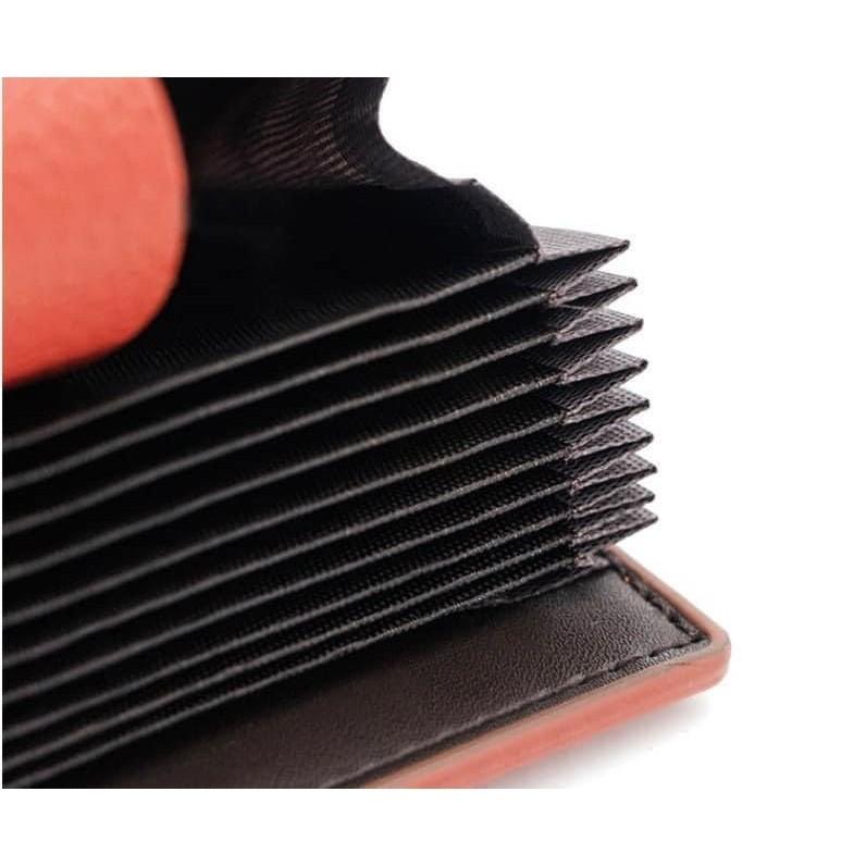 字母Ｈ時尚皮革9卡+2格零錢包-細節圖3