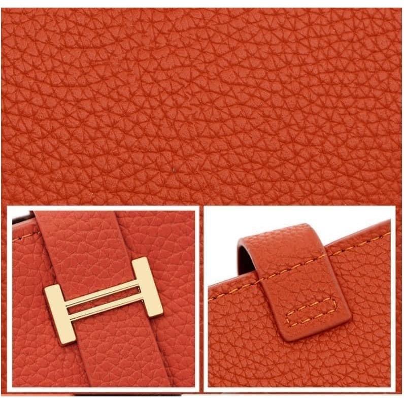 字母Ｈ時尚皮革9卡+2格零錢包-細節圖6