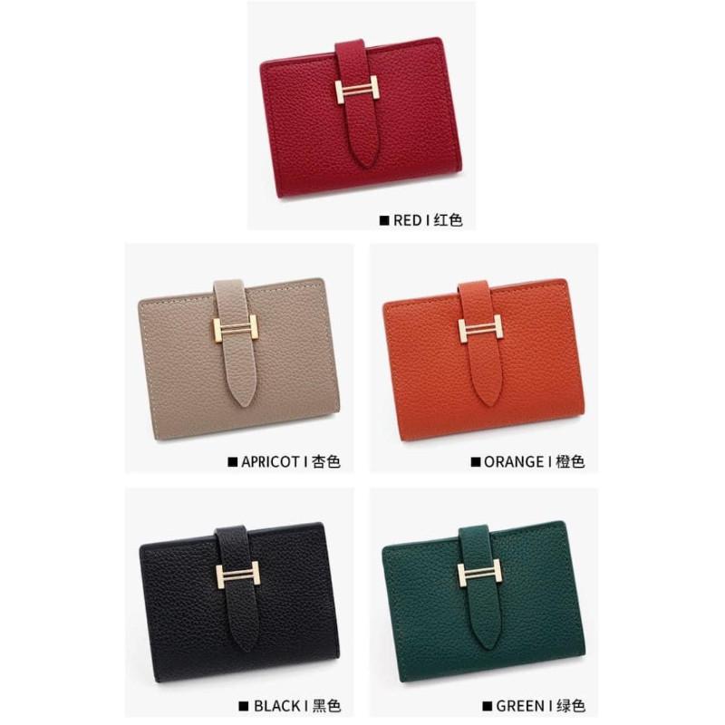 字母Ｈ時尚皮革9卡+2格零錢包-細節圖8