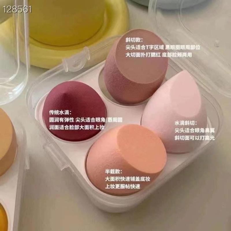 乾濕超Q彈美妝蛋4入組雞蛋盒(一組2盒)-細節圖3