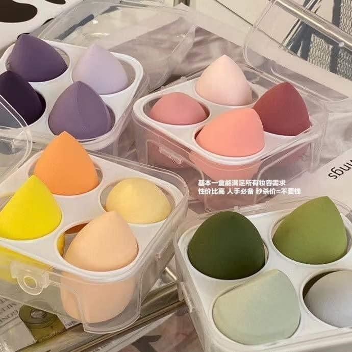 乾濕超Q彈美妝蛋4入組雞蛋盒(一組2盒)-細節圖5