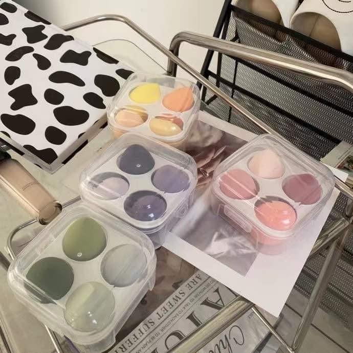乾濕超Q彈美妝蛋4入組雞蛋盒(一組2盒)-細節圖6