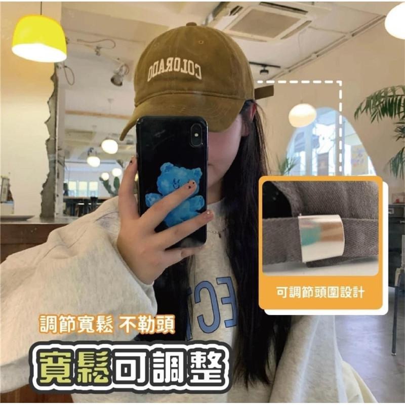 韓版顯臉瘦Colorado棒球帽鴨舌帽-細節圖9