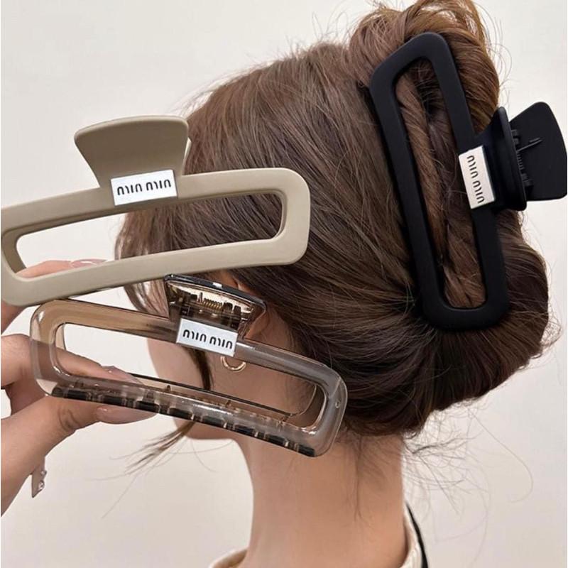 Miu miu風13cm大號鯊魚夾(一組3支)-細節圖4