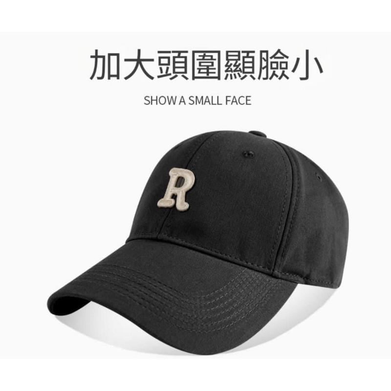 韓版字母R顯臉瘦棒球帽鴨舌帽-細節圖4