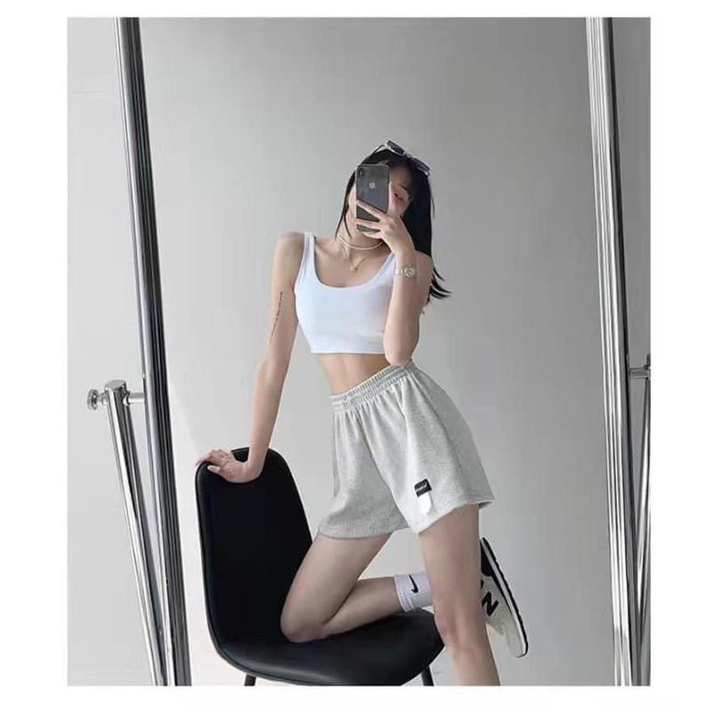 華夫格LANQIU顯瘦高腰運動短褲-細節圖7