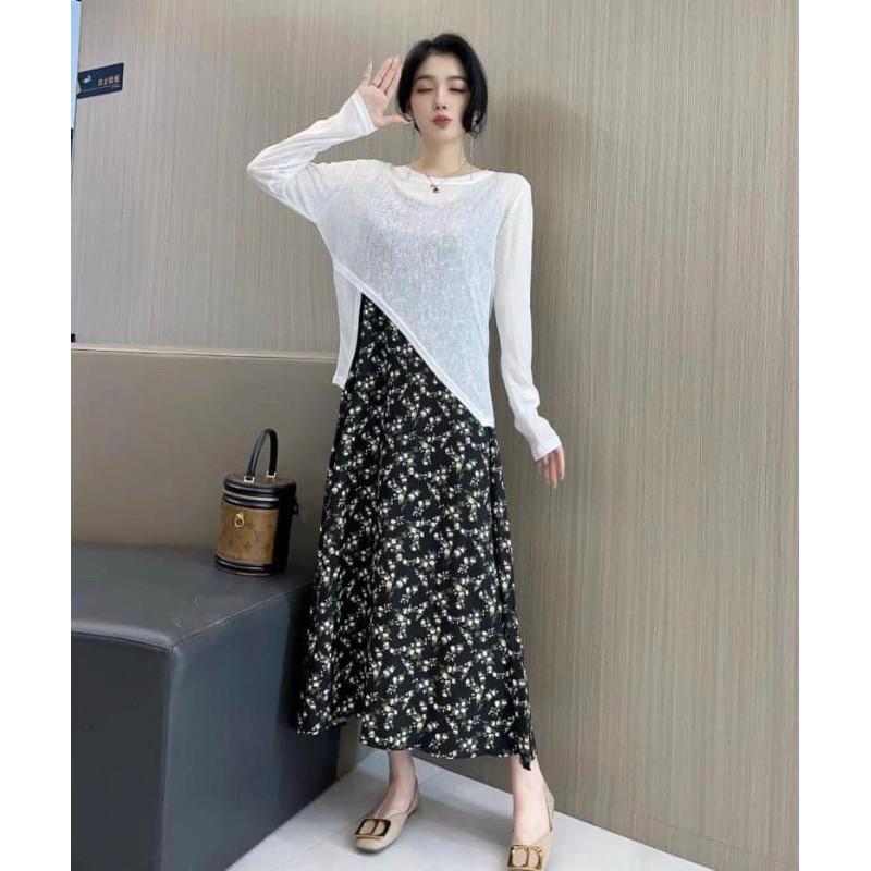 夏季碎花仙女收腰顯瘦吊帶裙-細節圖3