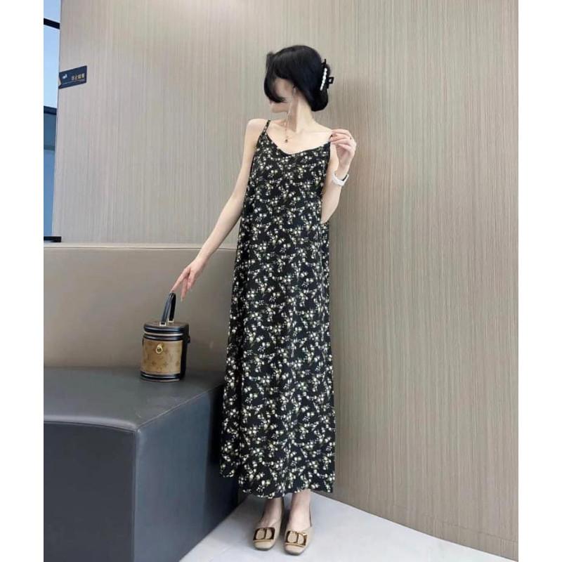 夏季碎花仙女收腰顯瘦吊帶裙-細節圖4