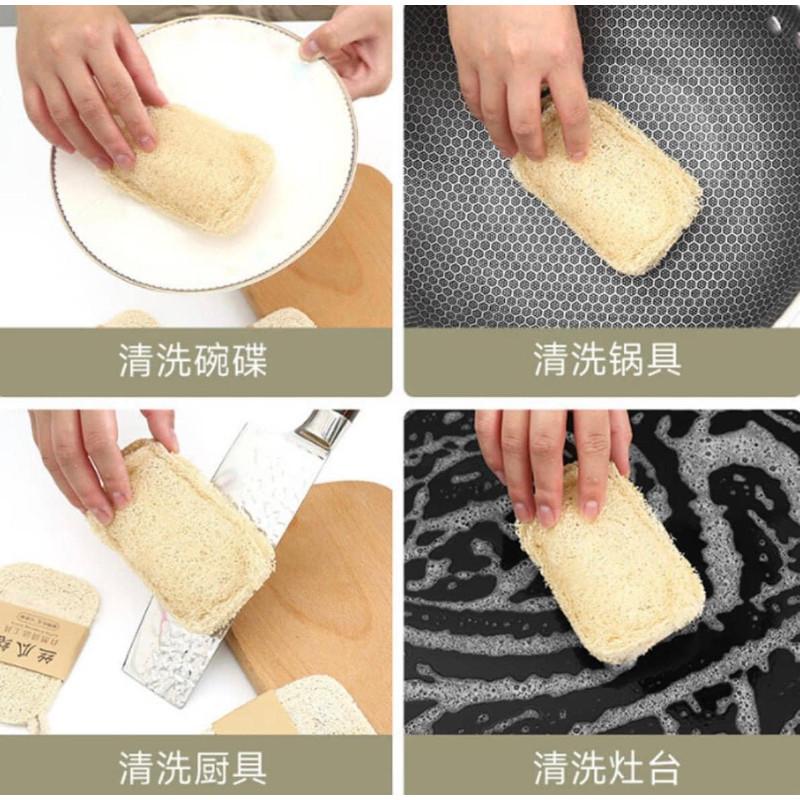 不沾油天然絲瓜刷清潔刷（一組4個）-細節圖6