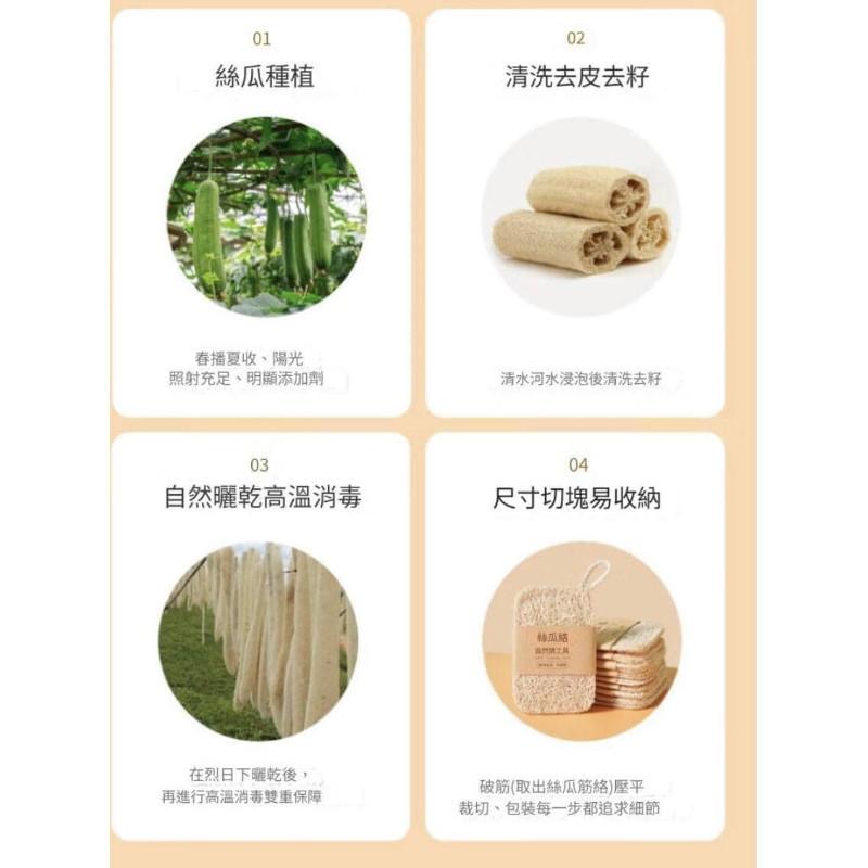 不沾油天然絲瓜刷清潔刷（一組4個）-細節圖7