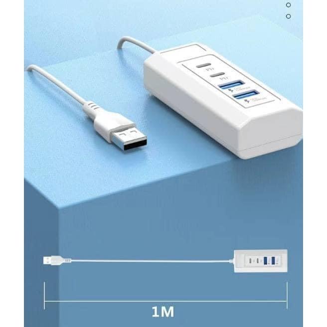25W雙TypeC+雙USB延長擴充充電線-細節圖8