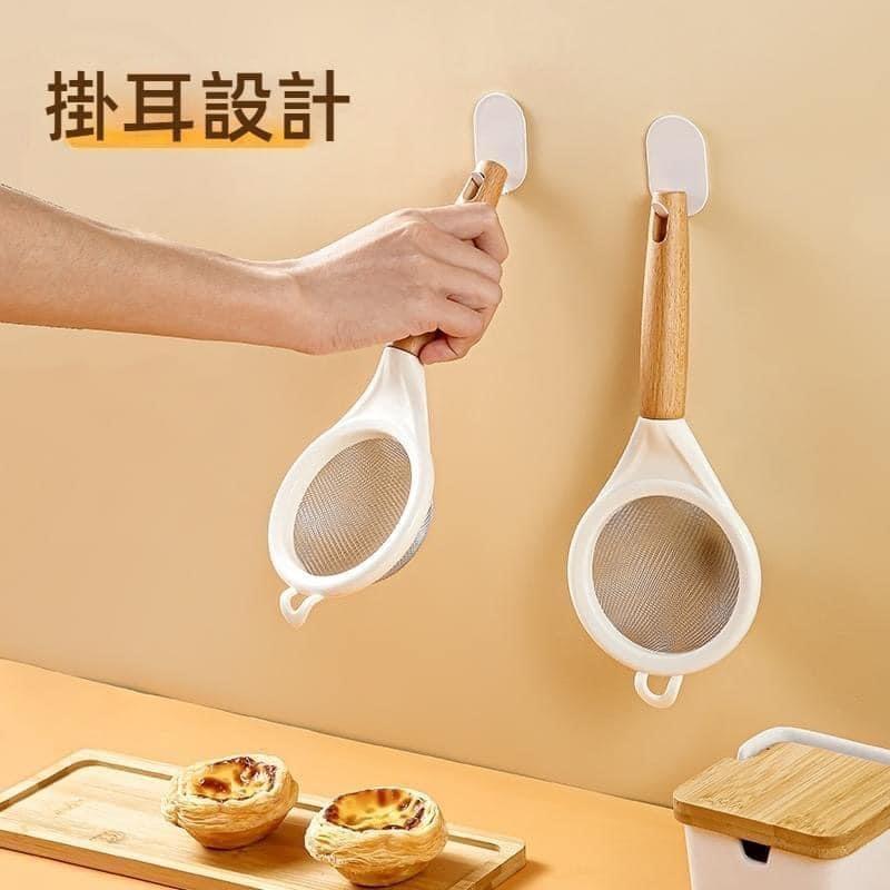 Kitty雜貨舖～不鏽鋼櫸木過篩濾網-細節圖6