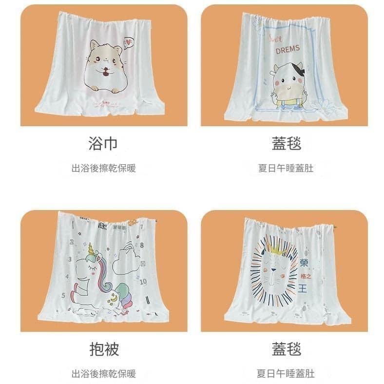 可愛冰絲竹棉空調被涼被-細節圖2