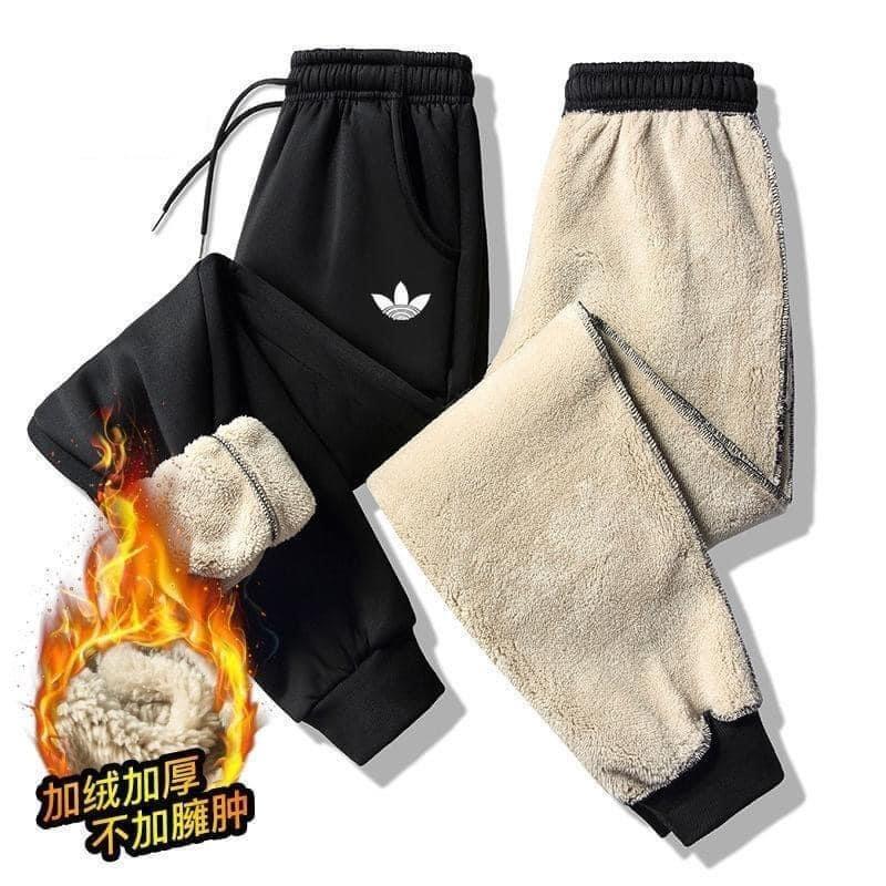 羊羔毛超級加厚抗寒保暖運動褲-細節圖7