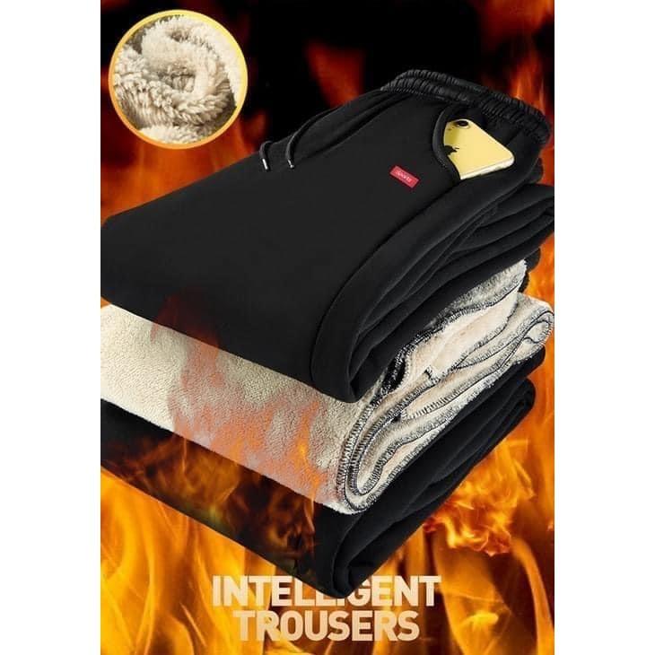 羊羔毛超級加厚抗寒保暖運動褲-細節圖8