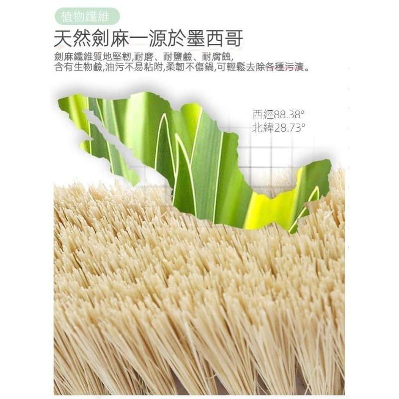 廚房櫸木長柄劍麻清潔刷-細節圖2