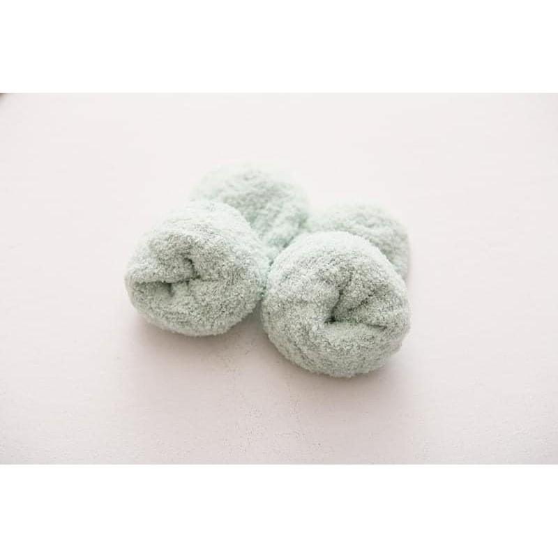 冬季麻花毛巾絨睡眠中筒襪(一組10雙)-細節圖9